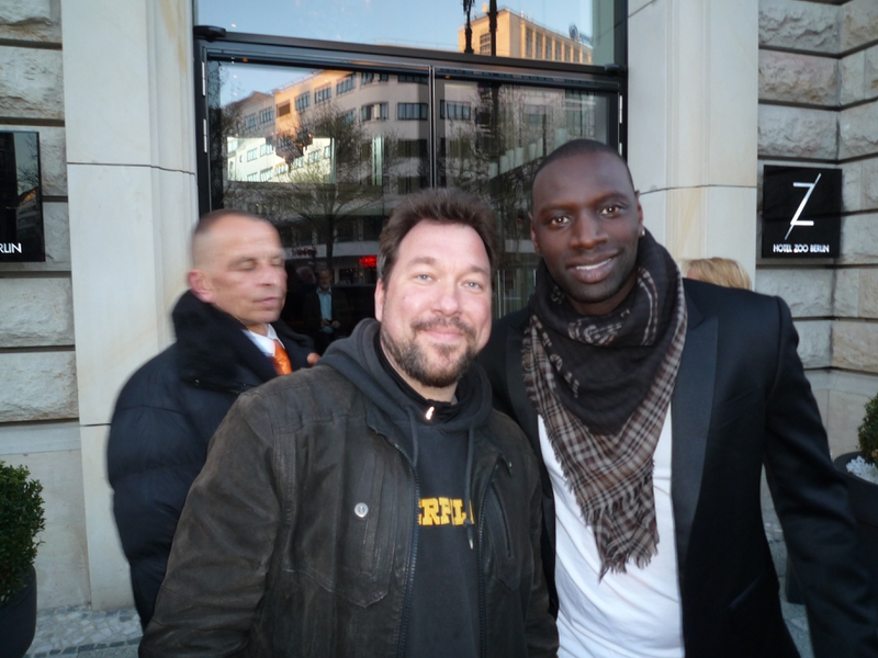 Omar Sy Photo with RACC Autograph Collector RB-Autogramme Berlin