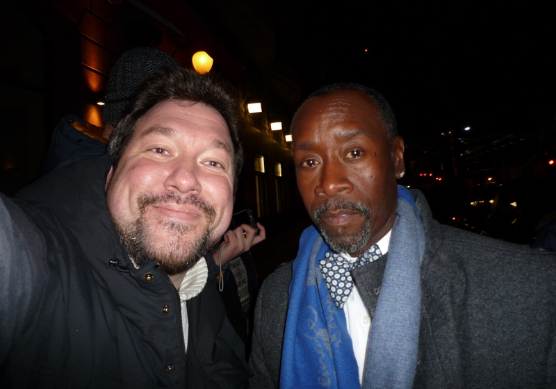 Don Cheadle Photo with RACC Autograph Collector RB-Autogramme Berlin