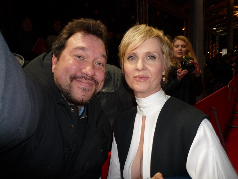 Cynthia Nixon Photo with RACC Autograph Collector RB-Autogramme Berlin