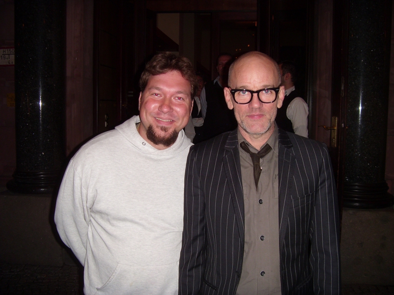 Michael Stipe Photo with RACC Autograph Collector RB-Autogramme Berlin