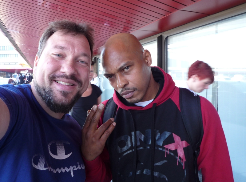 Sticky Fingaz Photo with RACC Autograph Collector RB-Autogramme Berlin