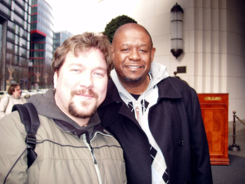 Forest Whitaker Photo with RACC Autograph Collector RB-Autogramme Berlin