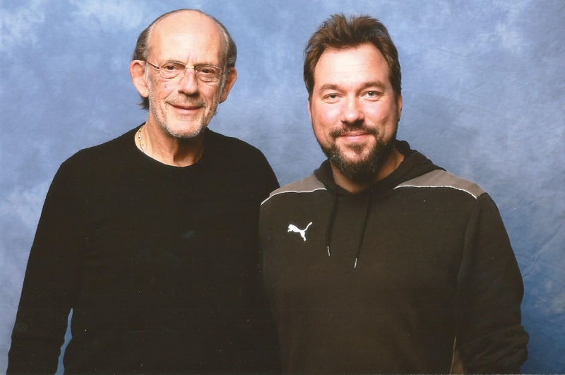 Christopher Lloyd Photo with RACC Autograph Collector RB-Autogramme Berlin