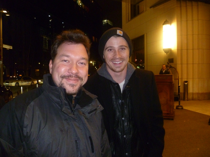 Garrett Hedlund Photo with RACC Autograph Collector RB-Autogramme Berlin