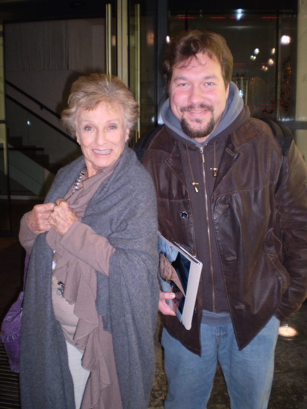 Cloris Leachman Photo with RACC Autograph Collector RB-Autogramme Berlin