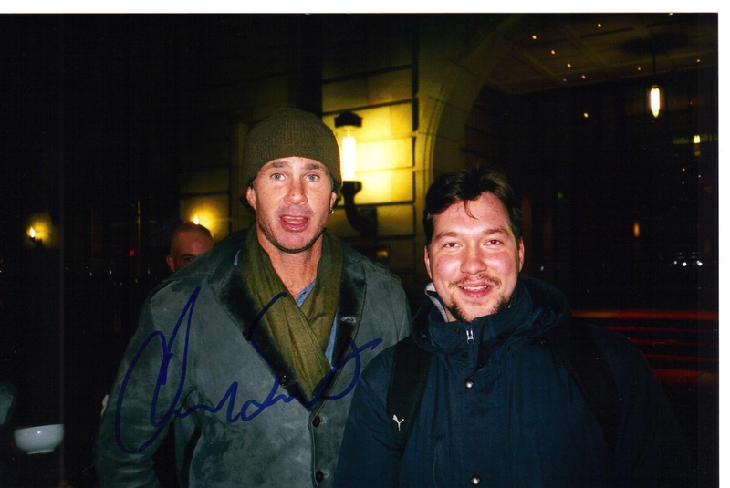 Chad Smith Photo with RACC Autograph Collector RB-Autogramme Berlin