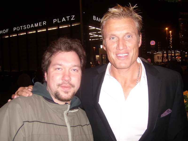 Dolph Lundgren Photo with RACC Autograph Collector RB-Autogramme Berlin Dolph Lundgren Photo with RACC Autograph Collector RB-Autogramme Berlin