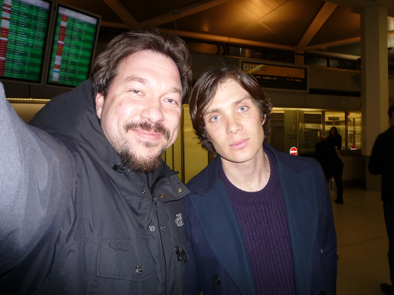 Cillian Murphy Photo with RACC Autograph Collector RB-Autogramme Berlin