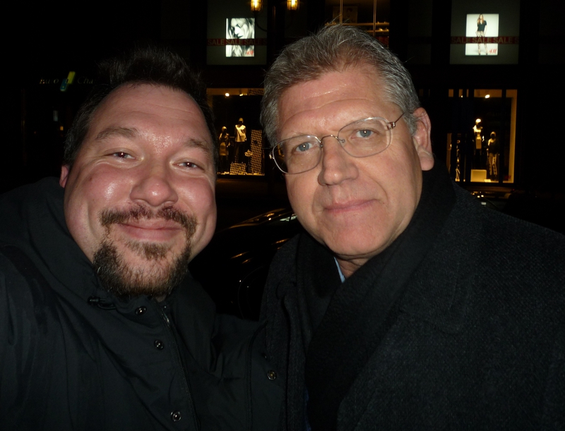 Robert Zemeckis Photo with RACC Autograph Collector RB-Autogramme Berlin