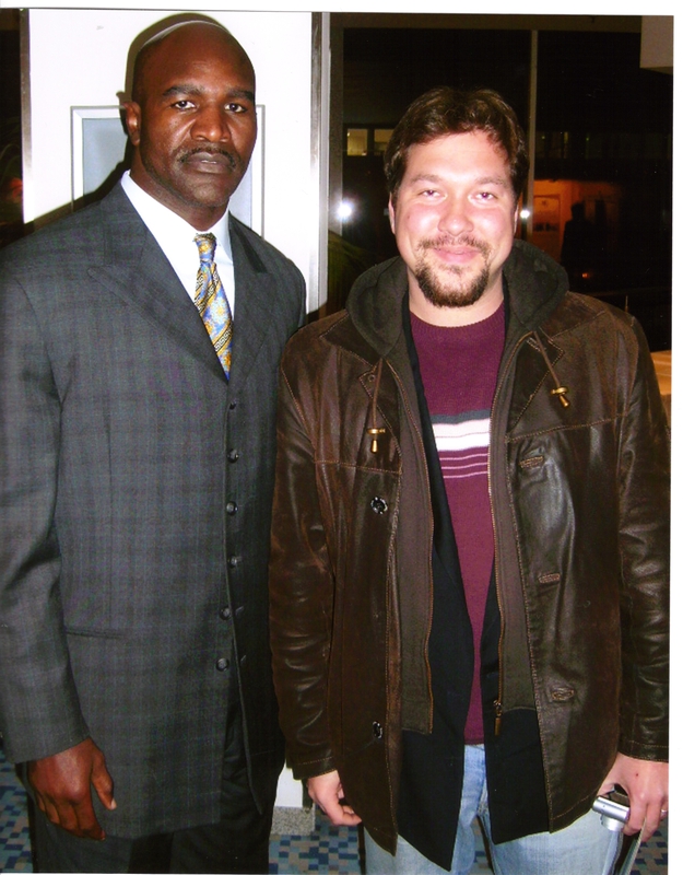 Evander Holyfield Photo with RACC Autograph Collector RB-Autogramme Berlin Evander Holyfield Photo with RACC Autograph Collector RB-Autogramme Berlin