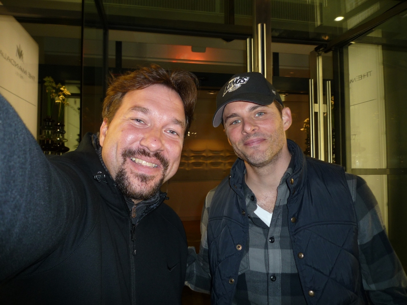 James Marsden Photo with RACC Autograph Collector RB-Autogramme Berlin