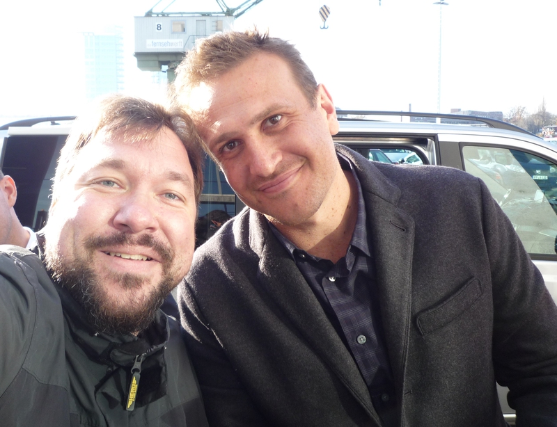 Jason Segel Photo with RACC Autograph Collector RB-Autogramme Berlin