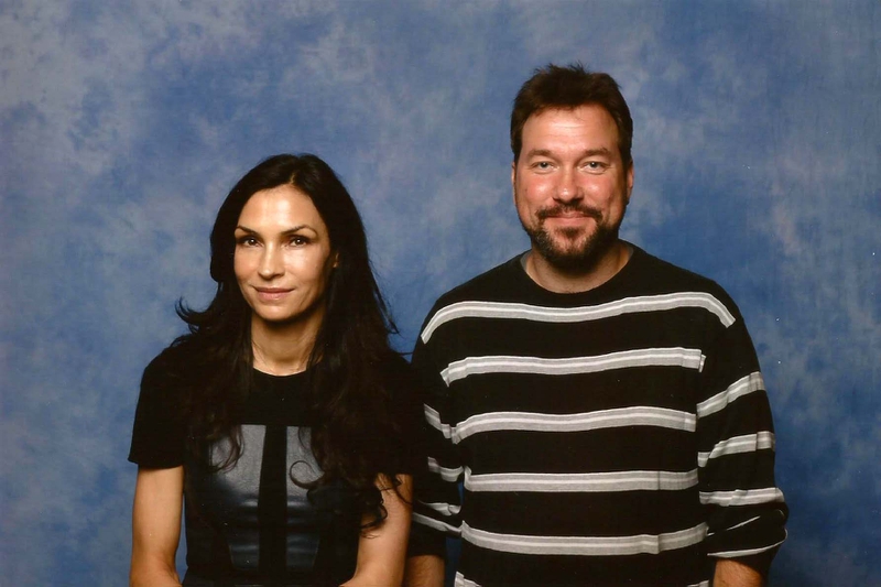 Famke Janssen Photo with RACC Autograph Collector RB-Autogramme Berlin Famke Janssen Photo with RACC Autograph Collector RB-Autogramme Berlin