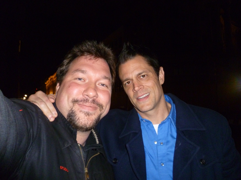 Johnny Knoxville Photo with RACC Autograph Collector RB-Autogramme Berlin