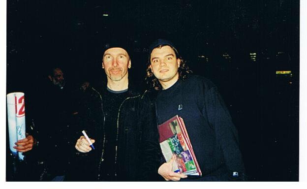 The Edge Photo with RACC Autograph Collector bpautographs