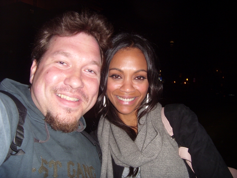 Zoe Saldana Photo with RACC Autograph Collector RB-Autogramme Berlin