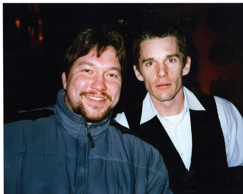 Ethan Hawke Photo with RACC Autograph Collector RB-Autogramme Berlin