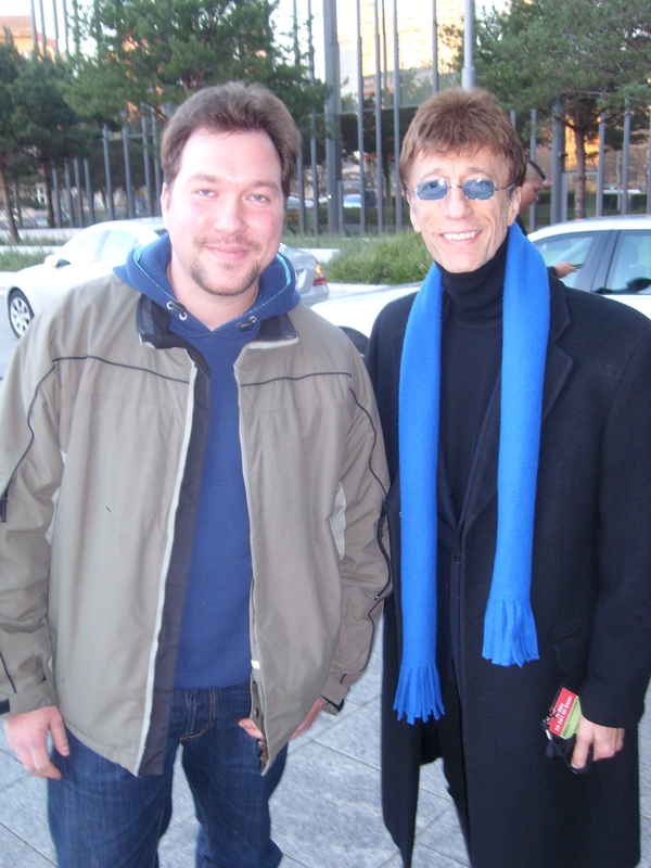 Robin Gibb Photo with RACC Autograph Collector RB-Autogramme Berlin
