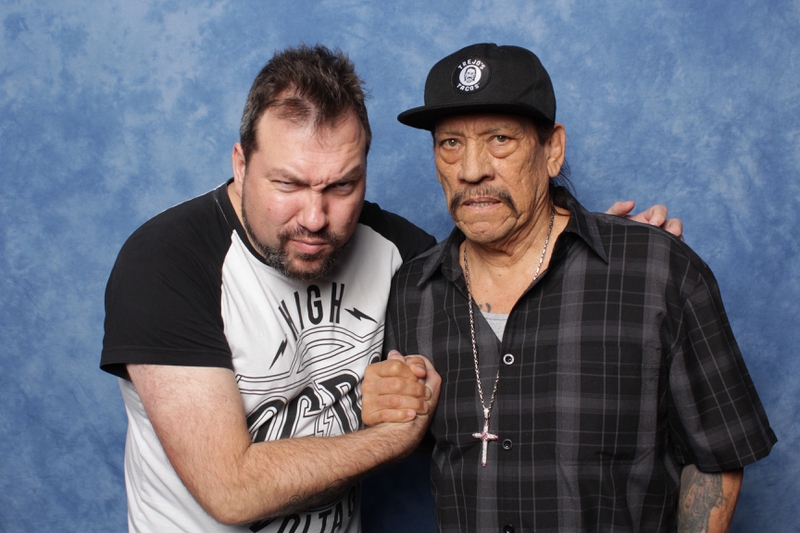 Danny Trejo Photo with RACC Autograph Collector RB-Autogramme Berlin