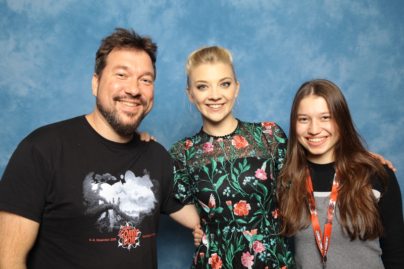 Natalie Dormer Photo with RACC Autograph Collector RB-Autogramme Berlin