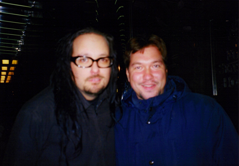 Jonathan Davis Photo with RACC Autograph Collector RB-Autogramme Berlin