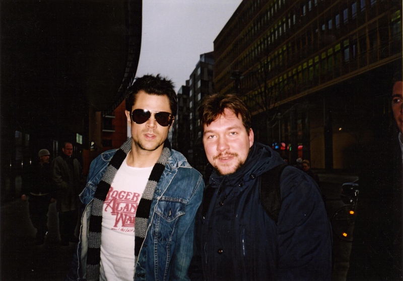 Johnny Knoxville Photo with RACC Autograph Collector RB-Autogramme Berlin