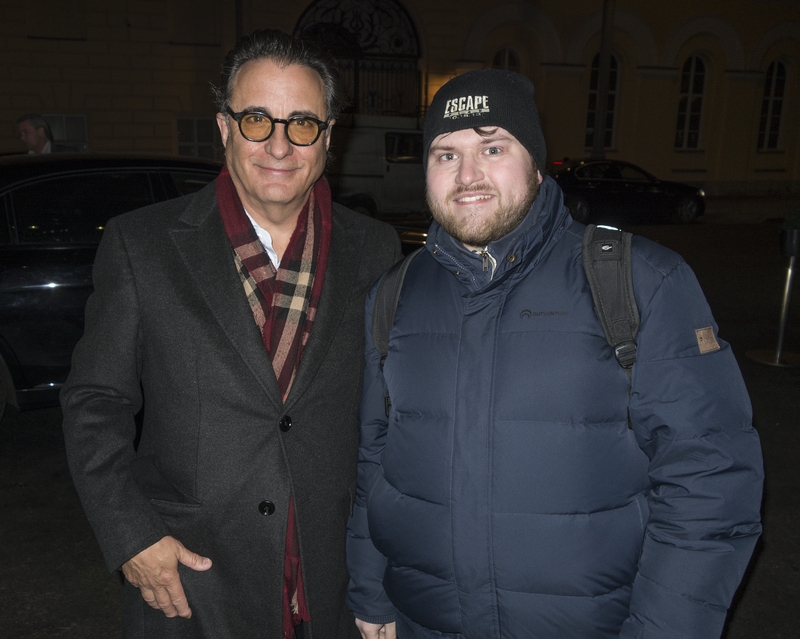 Andy Garcia Photo with RACC Autograph Collector Ilya Zeta