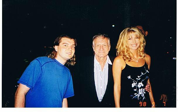 Hugh Hefner Photo with RACC Autograph Collector bpautographs Hugh Hefner Photo with RACC Autograph Collector bpautographs