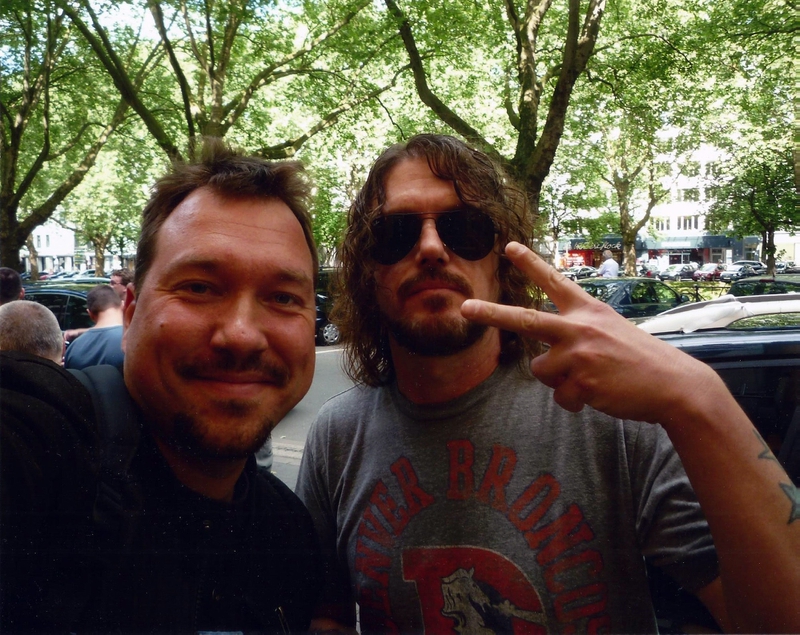 Dizzy Reed Photo with RACC Autograph Collector RB-Autogramme Berlin Dizzy Reed Photo with RACC Autograph Collector RB-Autogramme Berlin