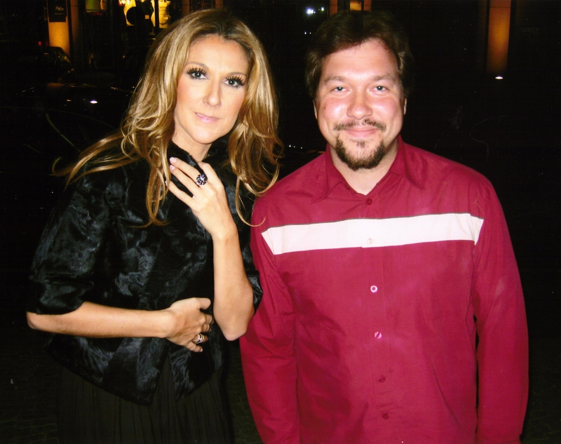 Celine Dion Photo with RACC Autograph Collector RB-Autogramme Berlin