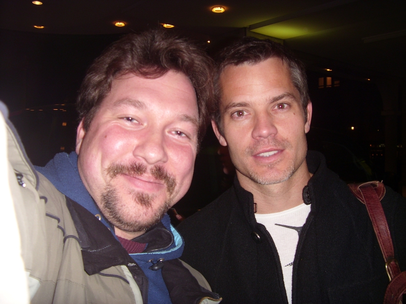 Timothy Olyphant Photo with RACC Autograph Collector RB-Autogramme Berlin