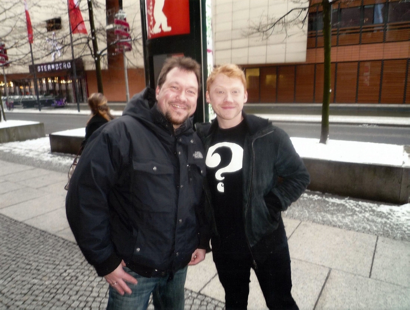 Rupert Grint Photo with RACC Autograph Collector RB-Autogramme Berlin Rupert Grint Photo with RACC Autograph Collector RB-Autogramme Berlin