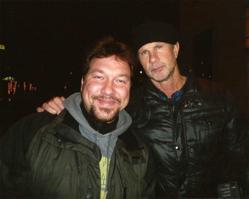 Chad Smith Photo with RACC Autograph Collector RB-Autogramme Berlin Chad Smith Photo with RACC Autograph Collector RB-Autogramme Berlin