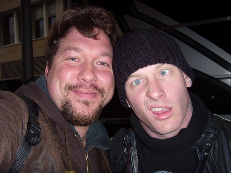 Corey Taylor Photo with RACC Autograph Collector RB-Autogramme Berlin