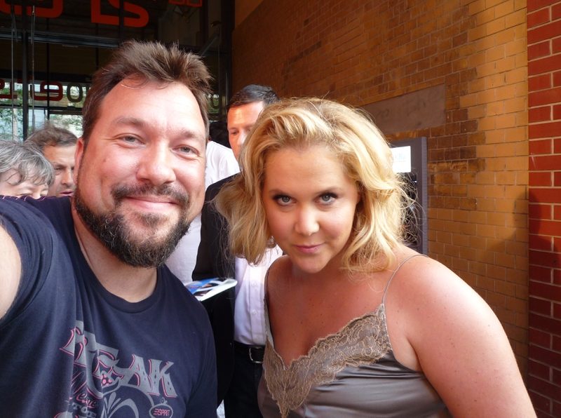 Amy Schumer Photo with RACC Autograph Collector RB-Autogramme Berlin