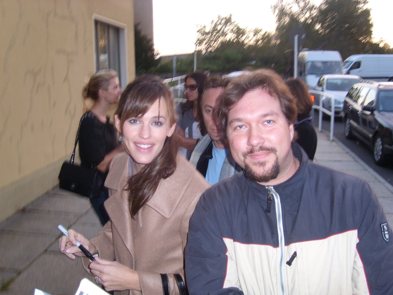 Jennifer Garner Photo with RACC Autograph Collector RB-Autogramme Berlin