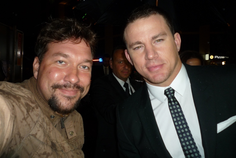 Channing Tatum Photo with RACC Autograph Collector RB-Autogramme Berlin