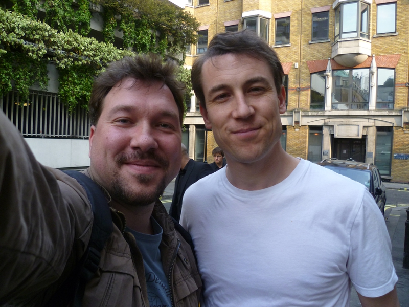 Tobias Menzies Photo with RACC Autograph Collector RB-Autogramme Berlin