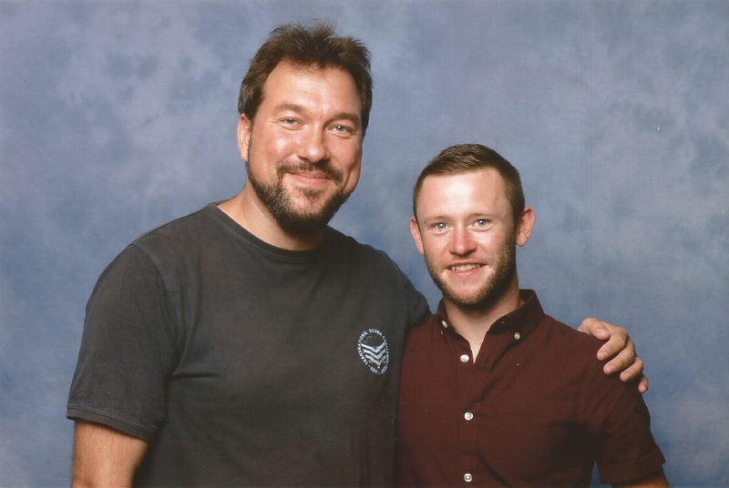 Devon Murray Photo with RACC Autograph Collector RB-Autogramme Berlin