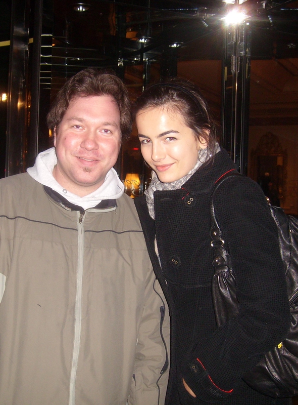 Camilla Belle Photo with RACC Autograph Collector RB-Autogramme Berlin