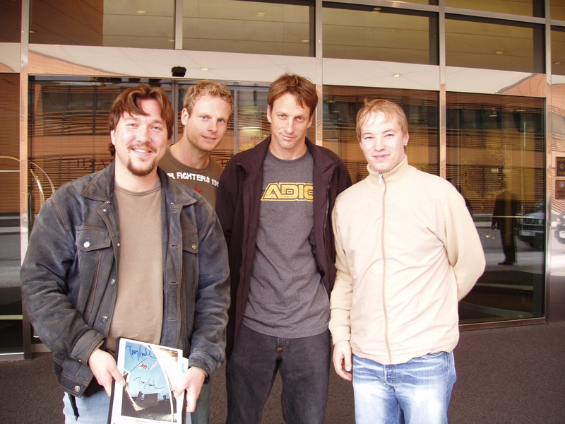 Tony Hawk Photo with RACC Autograph Collector RB-Autogramme Berlin