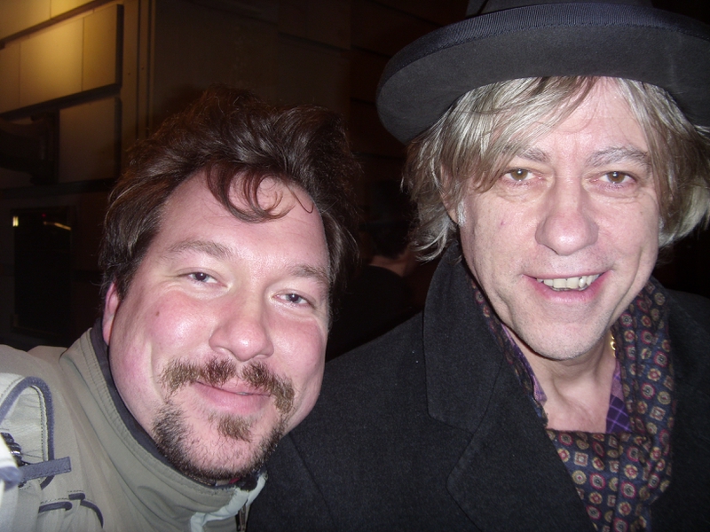 Bob Geldof Photo with RACC Autograph Collector RB-Autogramme Berlin Bob Geldof Photo with RACC Autograph Collector RB-Autogramme Berlin