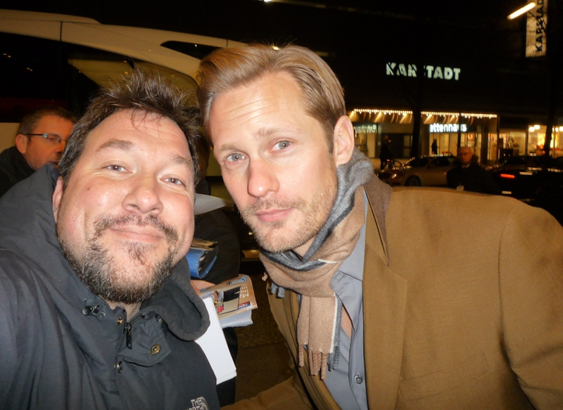 Alexander Skarsgard Photo with RACC Autograph Collector RB-Autogramme Berlin