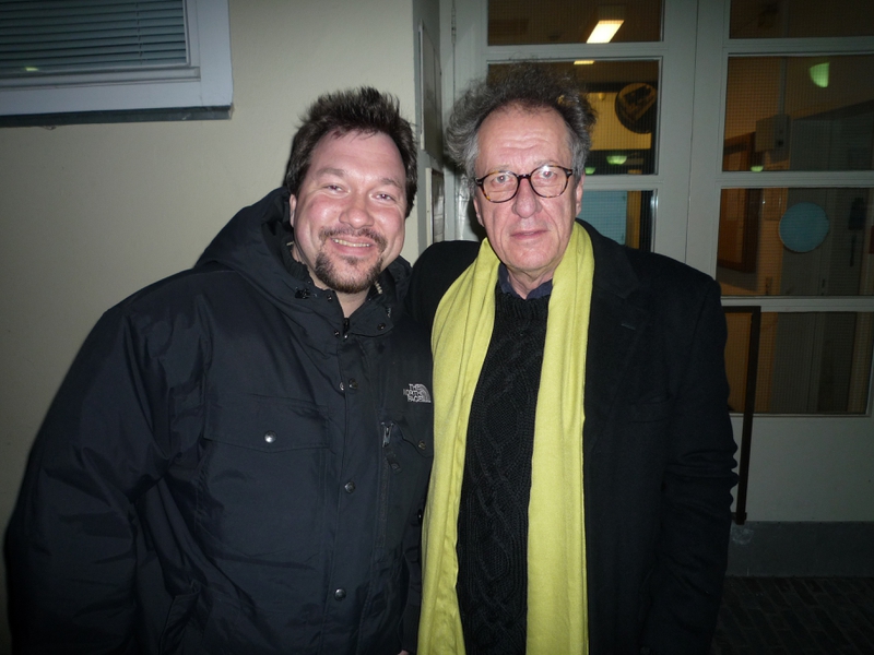 Geoffrey Rush Photo with RACC Autograph Collector RB-Autogramme Berlin