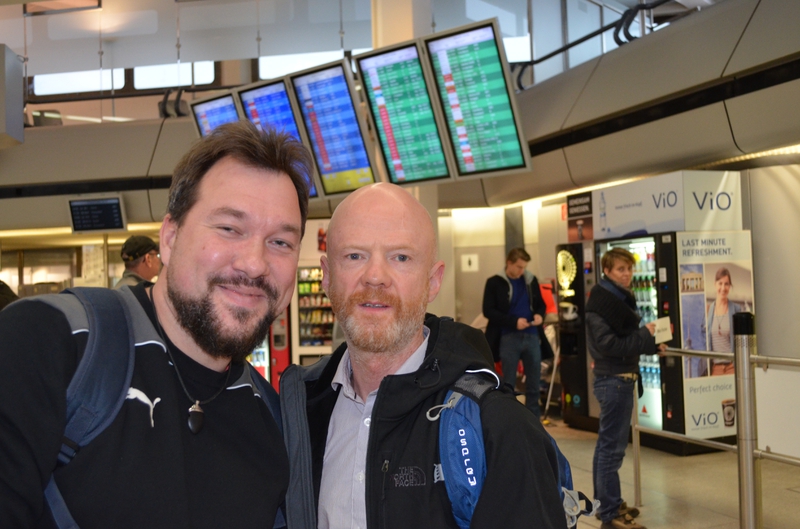 Jimmy Somerville Photo with RACC Autograph Collector RB-Autogramme Berlin