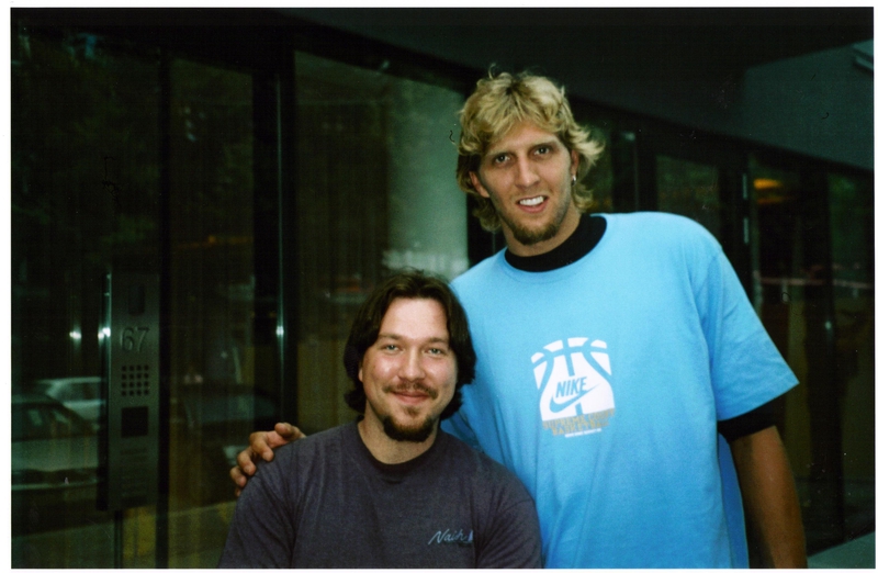 Dirk Nowitzki Photo with RACC Autograph Collector RB-Autogramme Berlin