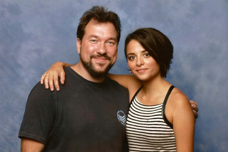 Stephanie Leonidas Photo with RACC Autograph Collector RB-Autogramme Berlin Stephanie Leonidas Photo with RACC Autograph Collector RB-Autogramme Berlin