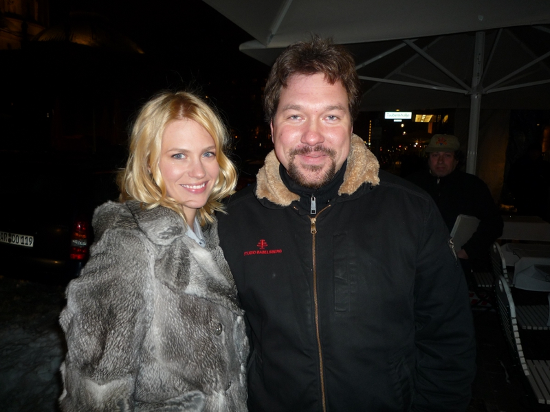 January Jones Photo with RACC Autograph Collector RB-Autogramme Berlin