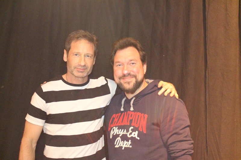 David Duchovny Photo with RACC Autograph Collector RB-Autogramme Berlin