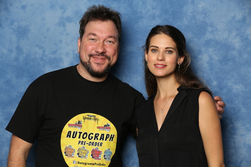 Lyndsy Fonseca Photo with RACC Autograph Collector RB-Autogramme Berlin